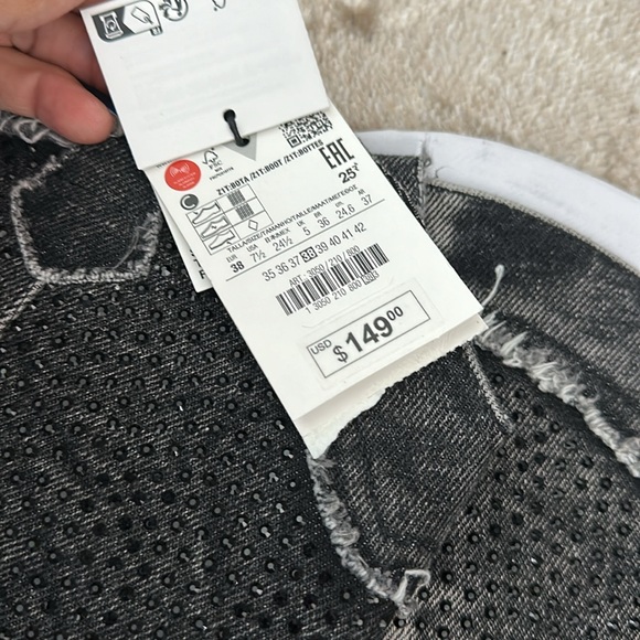 Zara rhinestone cowboy boots that sold out everywhere! Size 38 - Picture 3 of 5